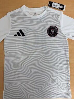 Adidas Women's Medium Lionel Messi Inter Miami CF Soccer Jersey White JJ2594 S